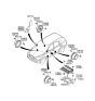 Diagram for 2004 Kia Sorento Car Speakers - 963603E000