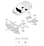 Diagram for 2010 Kia Sportage Dash Panels - 841203W010