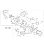 Diagram for 2010 Kia Sportage Heater Core - 971382S000
