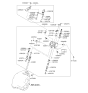 Diagram for 2012 Kia Sportage Transfer Case Seal - 4312624320