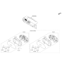 Diagram for 2013 Kia Sportage Speedometer - 940013W017