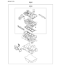 Diagram for Kia Sportage Cylinder Head Gasket - 209102GN01