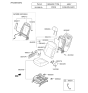 Diagram for 2013 Kia Sportage Seat Cover - 884603W201EAN