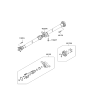 Diagram for 2012 Kia Sportage Drive Shaft - 493003W000