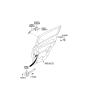 Diagram for 2014 Kia Sportage Door Striker - 813501H000