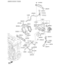 Diagram for Kia Sportage EGR Valve - 394002G700