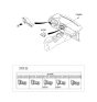 Diagram for 2013 Kia Sportage Hazard Warning Switch - 937903W020AK5