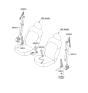 Diagram for 2014 Kia Sportage Seat Belt - 888103W506ED