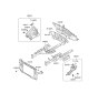 Diagram for 2013 Kia Sportage Dash Panels - 643003W000