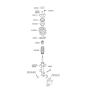 Diagram for Kia Sportage Shock And Strut Mount - 546102S100