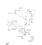 Diagram for Kia Sportage Sway Bar Link - 548303W300