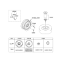 Diagram for 2013 Kia Sportage Spare Wheel - 529103U310