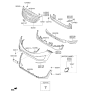 Diagram for Kia Sportage Emblem - 863534D520