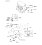 Diagram for Kia Sorento Engine Mount - 216702G000