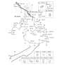 Diagram for 2012 Kia Sportage Brake Line - 587312S100