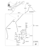 Diagram for 2012 Kia Sportage Washer Reservoir - 986203W000