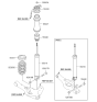 Diagram for Kia Coil Spring Insulator - 553412L000