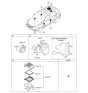 Diagram for 2010 Kia Sportage Car Speakers - 963303W500