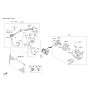 Diagram for Kia Optima A/C Service Cap - 97811B1000