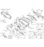 Diagram for Kia Optima Steering Column Cover - 84852D5200WK