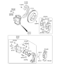 Diagram for 2019 Kia Optima Brake Pad Set - 58101D4A10