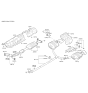 Diagram for 2020 Kia Optima Exhaust Pipe - 28710D5650