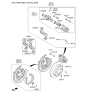 Diagram for 2019 Kia Optima Brake Caliper Bracket - 58210D4500