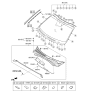 Diagram for 2020 Kia Optima Windshield - 86110D5110