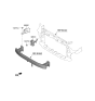 Diagram for Kia Optima Horn - 96611D5000