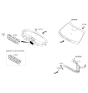 Diagram for 2019 Kia Optima Blower Control Switches - 97250D5AA0WK