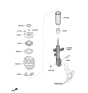 Diagram for 2018 Kia Optima Shock And Strut Mount - 54610D5000