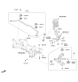 Diagram for Kia Optima Control Arm - 54501E6100