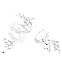 Diagram for 2019 Kia Optima Engine Control Module - 391282BJP2