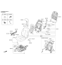 Diagram for 2020 Kia Optima Seat Cover - 88380D5550A34