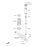 Diagram for 2017 Kia Optima Shock And Strut Mount - 55330C2100