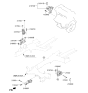 Diagram for 2016 Kia Optima Engine Mount Bracket - 216702B210