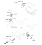 Diagram for 2017 Kia Optima Engine Mount Bracket - 216702B210