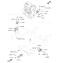Diagram for Kia Optima Engine Mount Bracket - 21950D4400