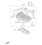 Diagram for 2019 Kia Optima Cylinder Head - 74ZG52BX00