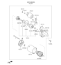 Diagram for Kia Starter Drive - 361402E120