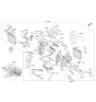 Diagram for Kia Optima Hybrid Blend Door Actuator - 971573SAA0