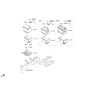 Diagram for 2015 Kia Forte Koup Battery Tray - 37150A7100