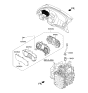 Diagram for Kia Instrument Cluster - 94011A7220