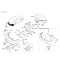 Diagram for 2016 Kia Forte Bumper - 86695A7500