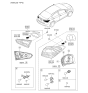 Diagram for Kia Forte Back Up Light - 92402A7130