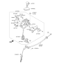 Diagram for Kia Forte Automatic Transmission Shifter - 46700A7110