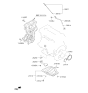 Diagram for Kia Forte Crankshaft Seal - 214432B010