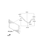 Diagram for 2015 Kia Forte Oil Cooler Hose - 25420A7000