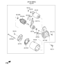 Diagram for Kia Forte Koup Starter Brush - 361702B502