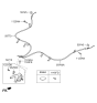 Diagram for 2015 Kia Forte Koup Parking Brake Cable - 59760A7300